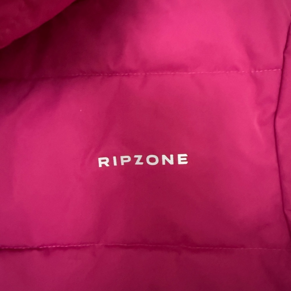 Ripzone kids Puffer Jacket Size L Magenta Pink Hooded Winter Coat - Picture 6 of 11